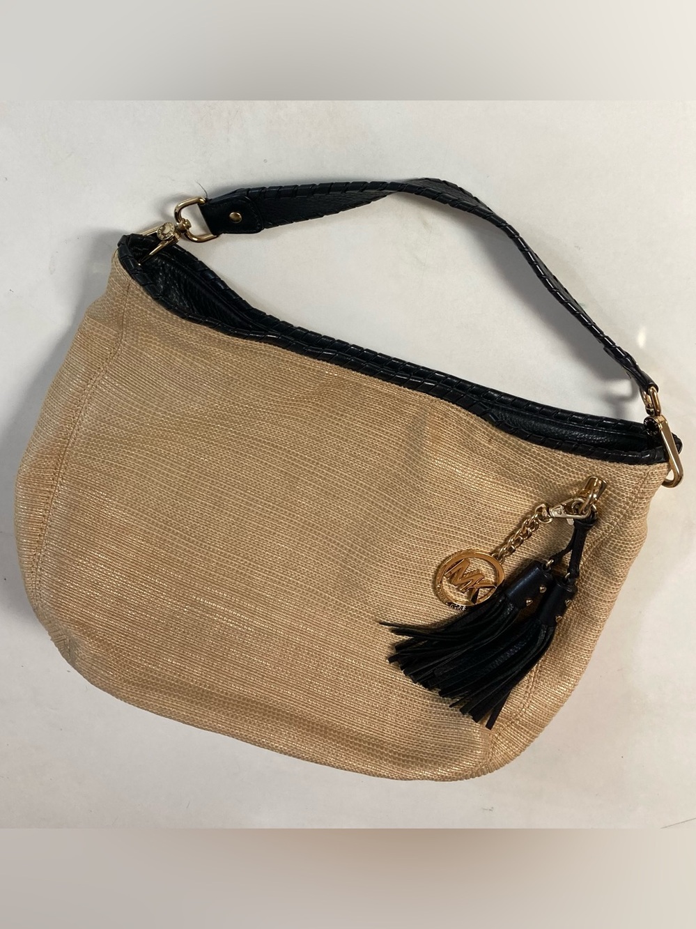 Michael Kors Bennet Straw Hobo